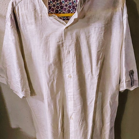 LANZINO STITCHED Button Down  SHIRT - Picture 3 of 7